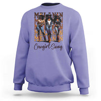 Melanin Cowgirl Swag Sweatshirt African American Cowgirls Black History Pride