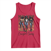 Melanin Cowgirl Swag Tank Top African American Cowgirls Black History Pride
