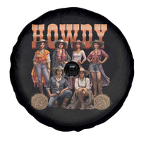 Howdy Melanin Cowgirl Spare Tire Cover Black History Western Rodeo Texas
