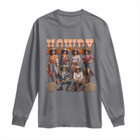 Howdy Melanin Cowgirl Long Sleeve Shirt Black History Western Rodeo Texas