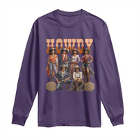 Howdy Melanin Cowgirl Long Sleeve Shirt Black History Western Rodeo Texas