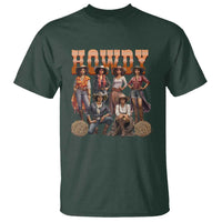 Howdy Melanin Cowgirl T Shirt Black History Western Rodeo Texas