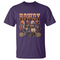 Howdy Melanin Cowgirl T Shirt Black History Western Rodeo Texas