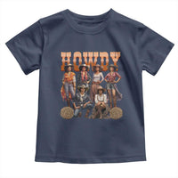 Howdy Melanin Cowgirl Toddler T Shirt Black History Western Rodeo Texas