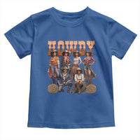 Howdy Melanin Cowgirl Toddler T Shirt Black History Western Rodeo Texas