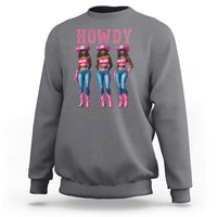 Howdy Melanin Cowgirl Sweatshirt Howdy Melanin Black Women Western Rodeo Black Cowgirls