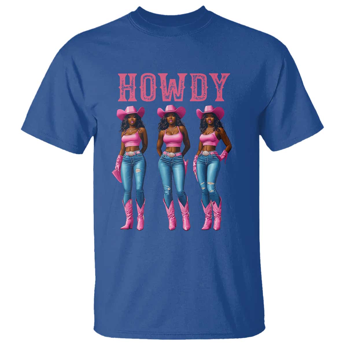 Howdy Melanin Cowgirl T Shirt Howdy Melanin Black Women Western Rodeo Black Cowgirls