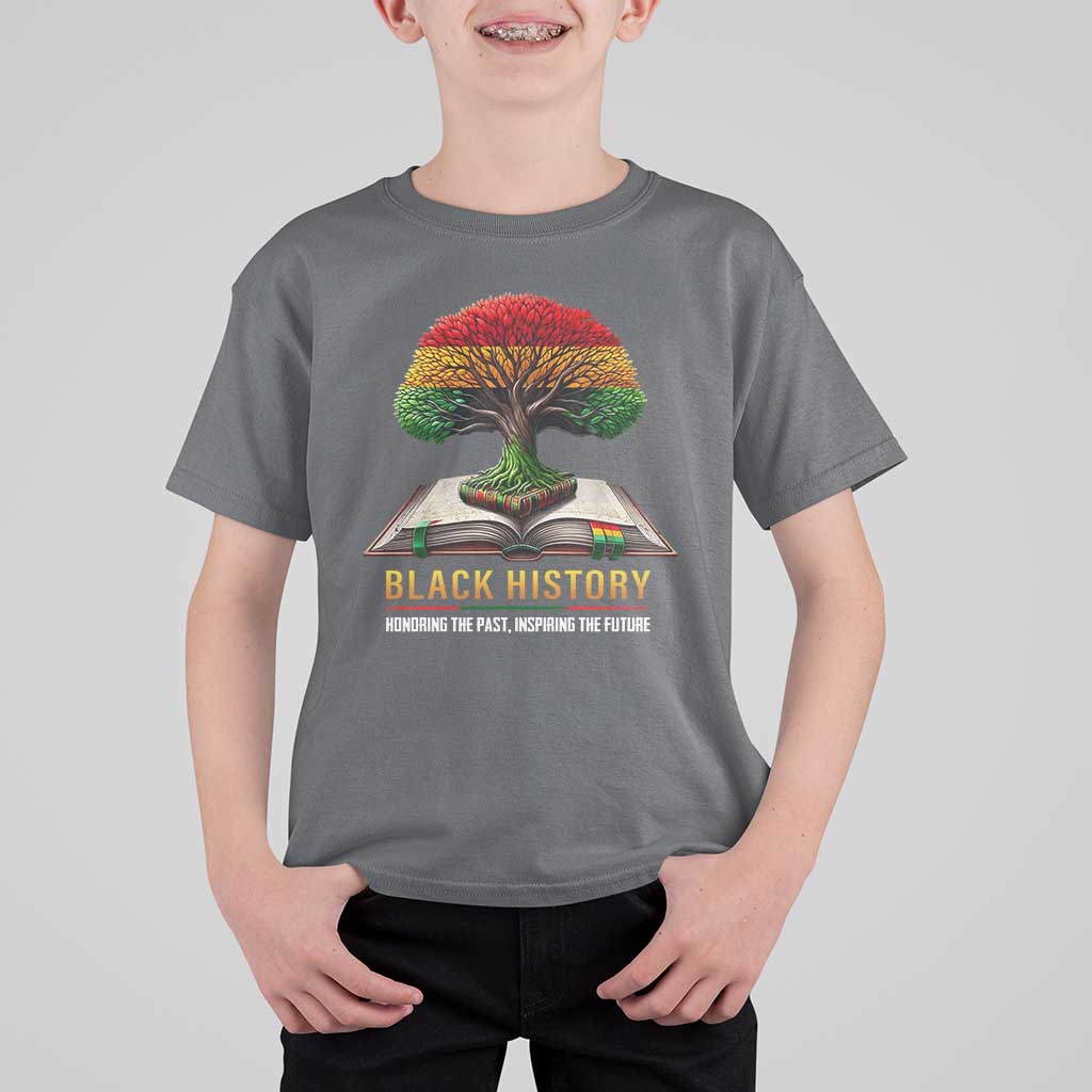 Black History Teacher T Shirt For Kid Proud Black Culture Tree of Life