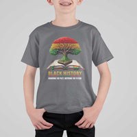 Black History Teacher T Shirt For Kid Proud Black Culture Tree of Life