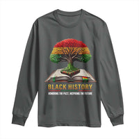 Black History Teacher Long Sleeve Shirt Honoring The Past Inspiring The Future Tree of Life