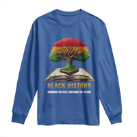 Black History Teacher Long Sleeve Shirt Honoring The Past Inspiring The Future Tree of Life