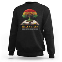 Black History Teacher Sweatshirt Proud Black Culture Tree of Life
