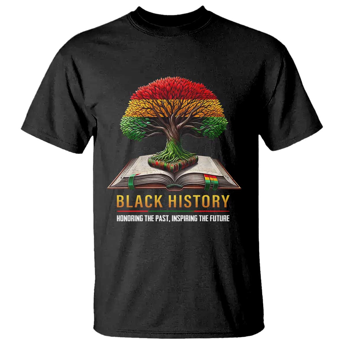 Black History Teacher T Shirt Proud Black Culture Tree of Life