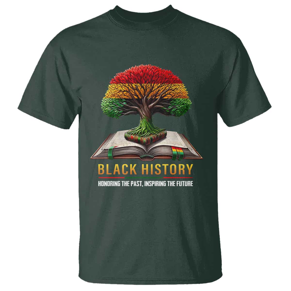 Black History Teacher T Shirt Proud Black Culture Tree of Life