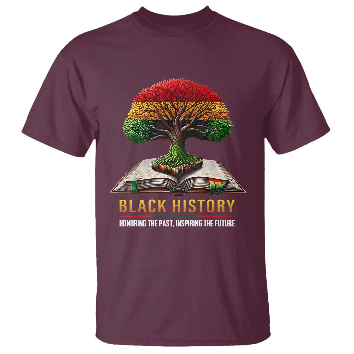 Black History Teacher T Shirt Proud Black Culture Tree of Life