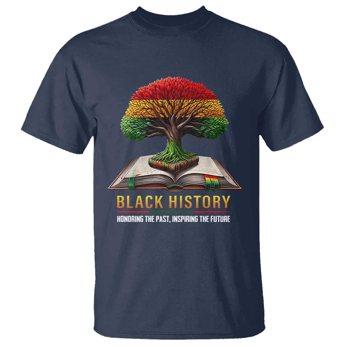 Black History Teacher T Shirt Proud Black Culture Tree of Life