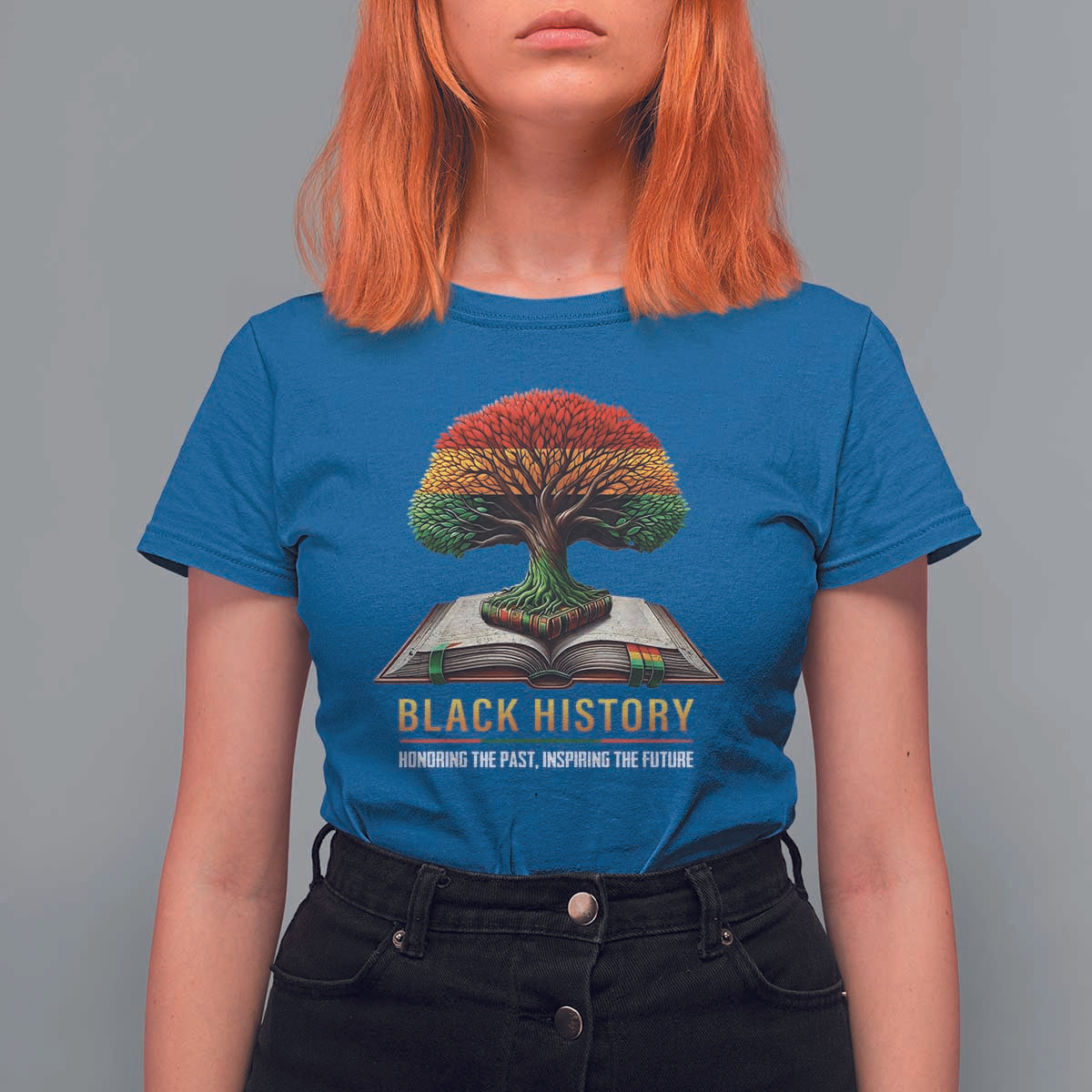 Black History Teacher T Shirt For Women Proud Black Culture Tree of Life