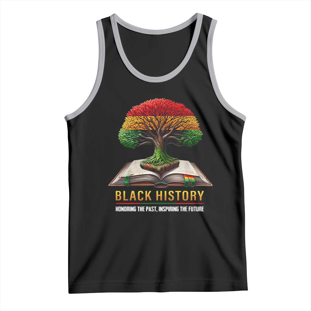 Black History Teacher Tank Top Proud Black Culture Tree of Life