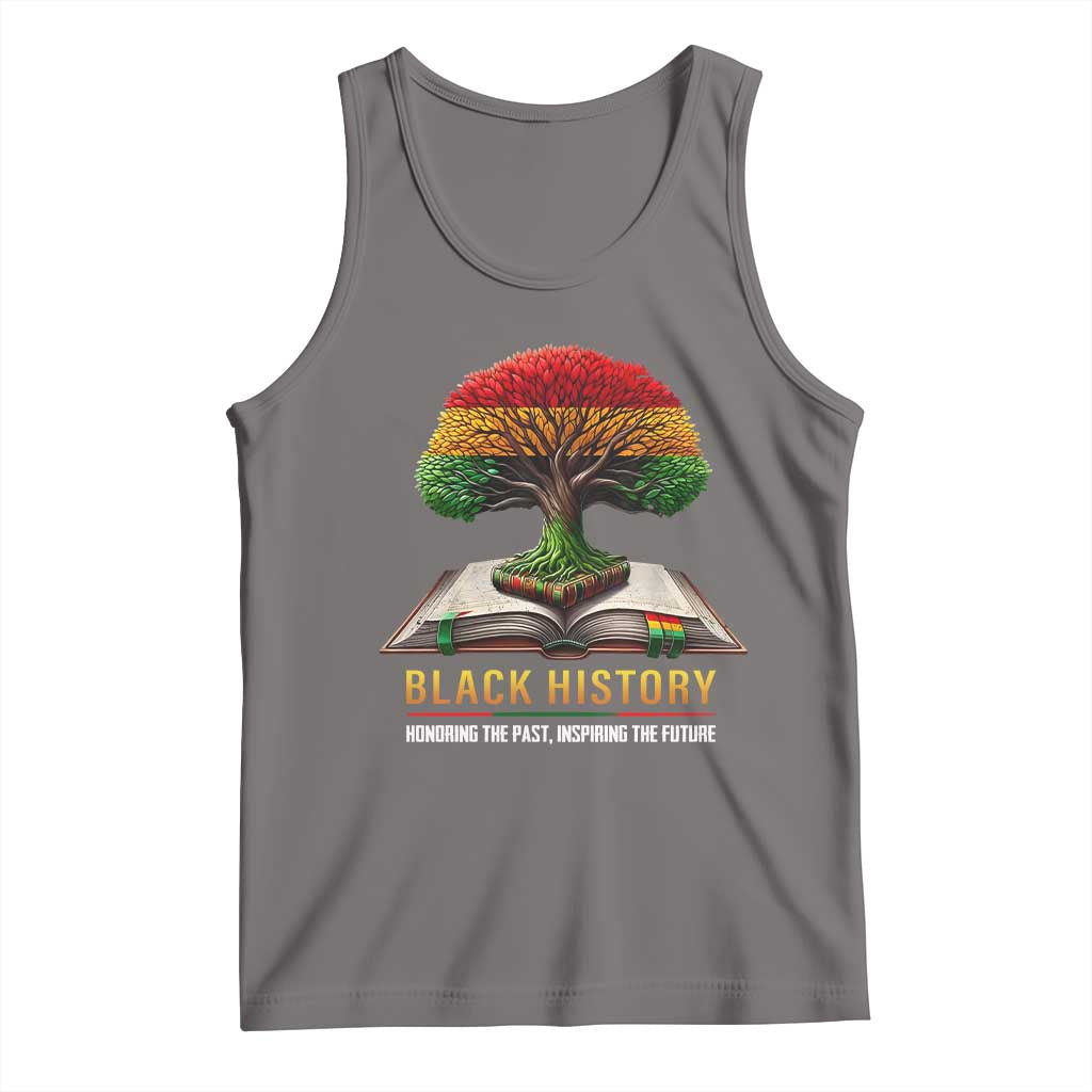 Black History Teacher Tank Top Proud Black Culture Tree of Life