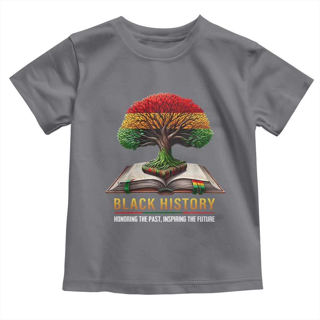 Black History Teacher Toddler T Shirt Honoring The Past Inspiring The Future Tree of Life