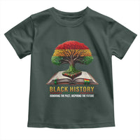 Black History Teacher Toddler T Shirt Honoring The Past Inspiring The Future Tree of Life