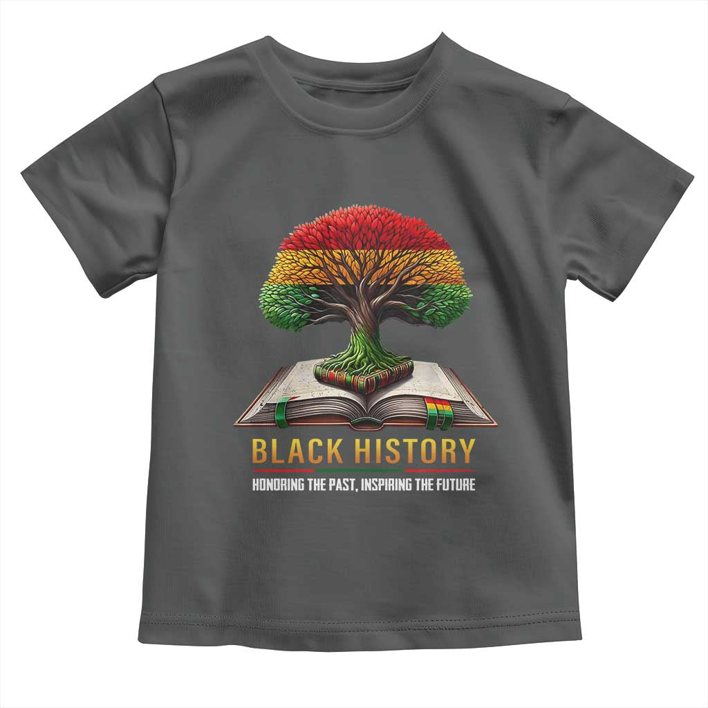 Black History Teacher Toddler T Shirt Honoring The Past Inspiring The Future Tree of Life