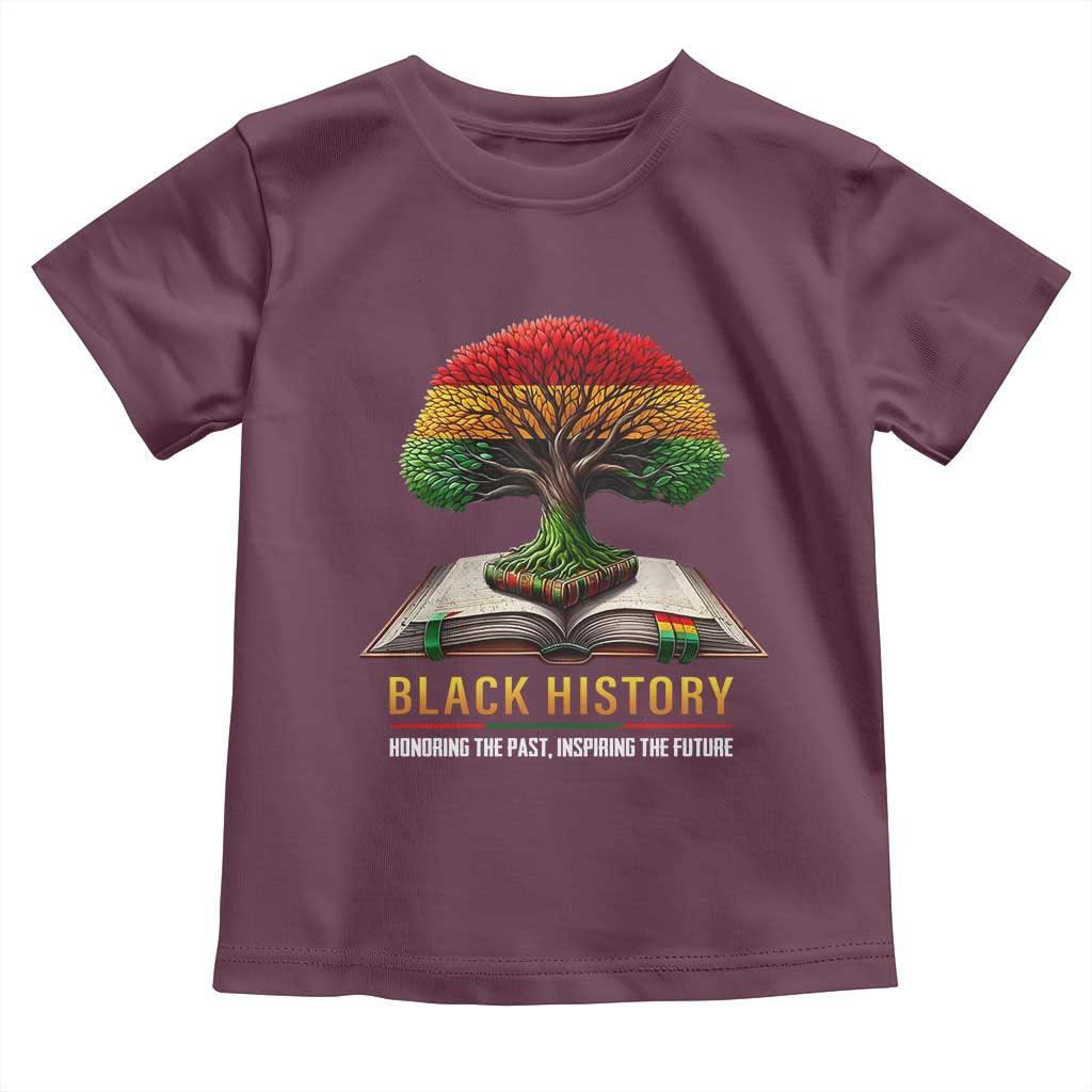 Black History Teacher Toddler T Shirt Honoring The Past Inspiring The Future Tree of Life
