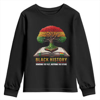 Black History Teacher Youth Sweatshirt Honoring The Past Inspiring The Future Tree of Life