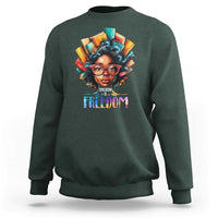Black History Education Is Freedom Sweatshirt Black Teacher Books