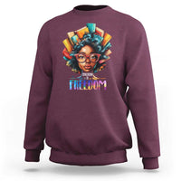 Black History Education Is Freedom Sweatshirt Black Teacher Books