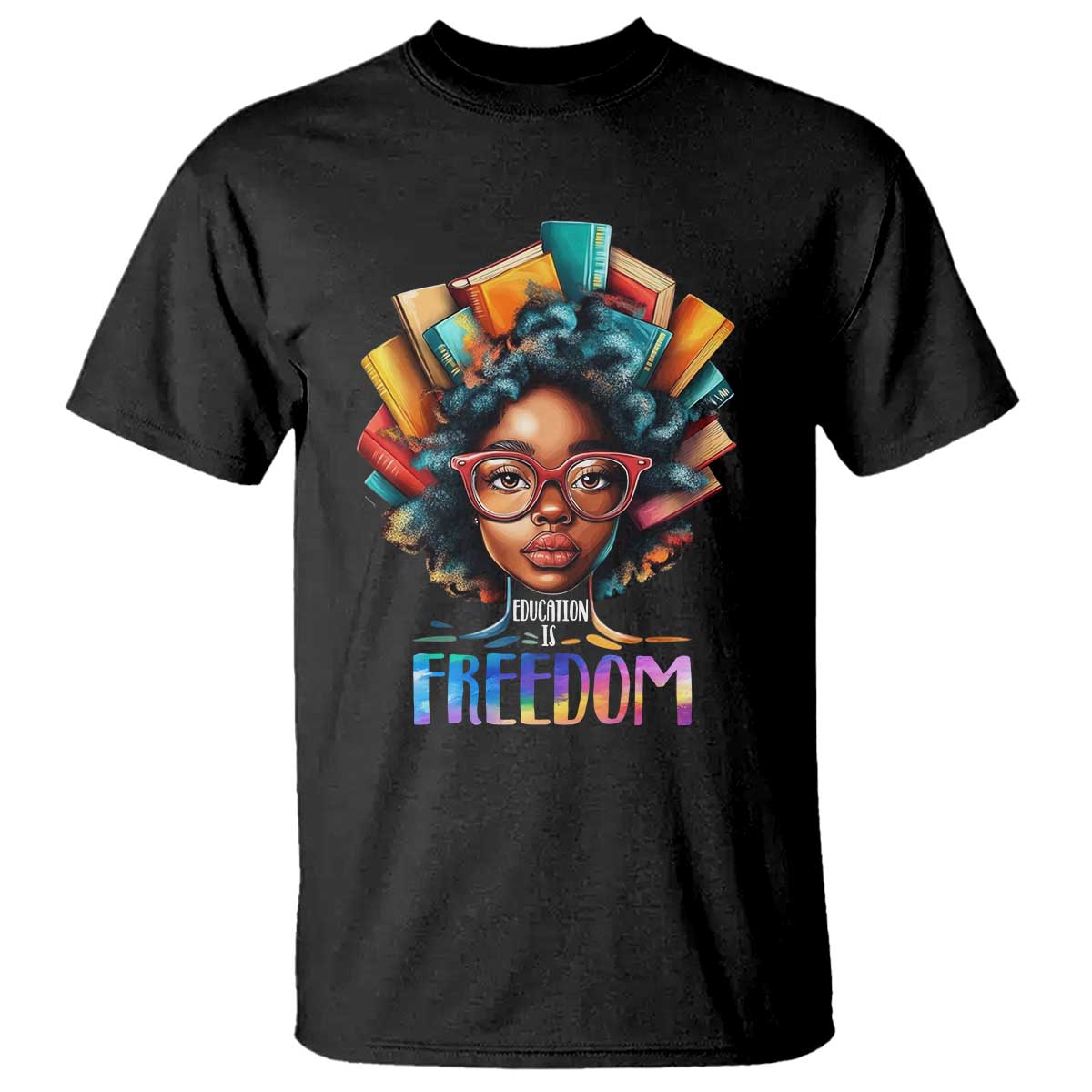 Black History Education Is Freedom T Shirt Black Teacher Books