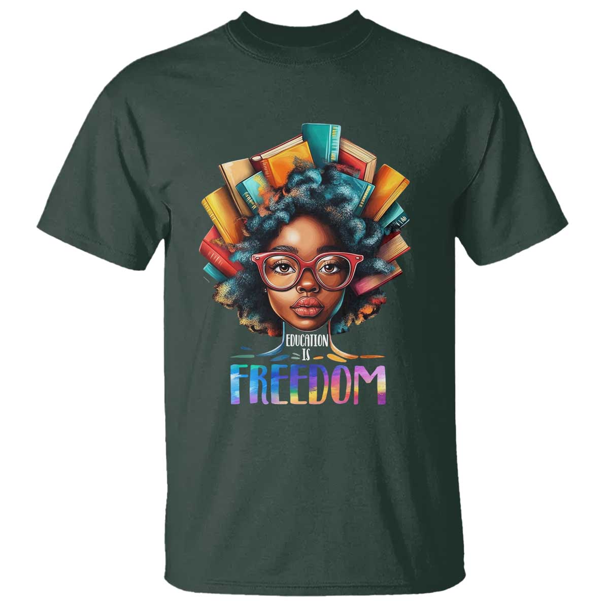 Black History Education Is Freedom T Shirt Black Teacher Books