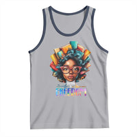 Black History Education Is Freedom Tank Top Black Teacher Books