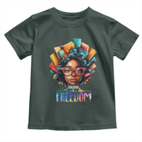 Black History Education Is Freedom Toddler T Shirt Black Teacher Books