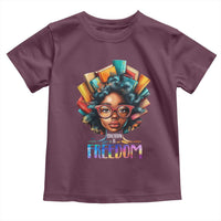 Black History Education Is Freedom Toddler T Shirt Black Teacher Books