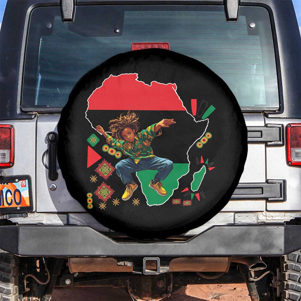 Black Son Future Leader Spare Tire Cover African American Pride Black History Month