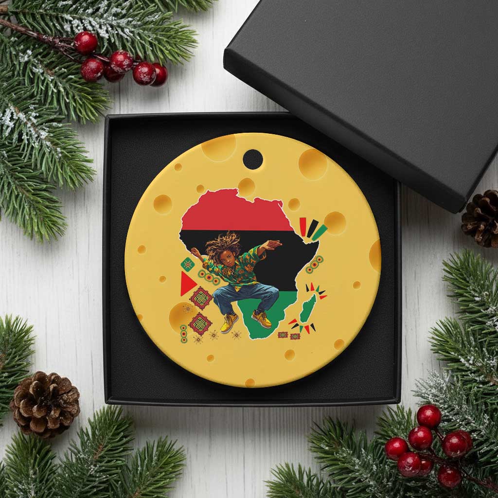 Black Son Future Leader Ceramic Ornament African American Pride Black History Month - Wonder Print Shop