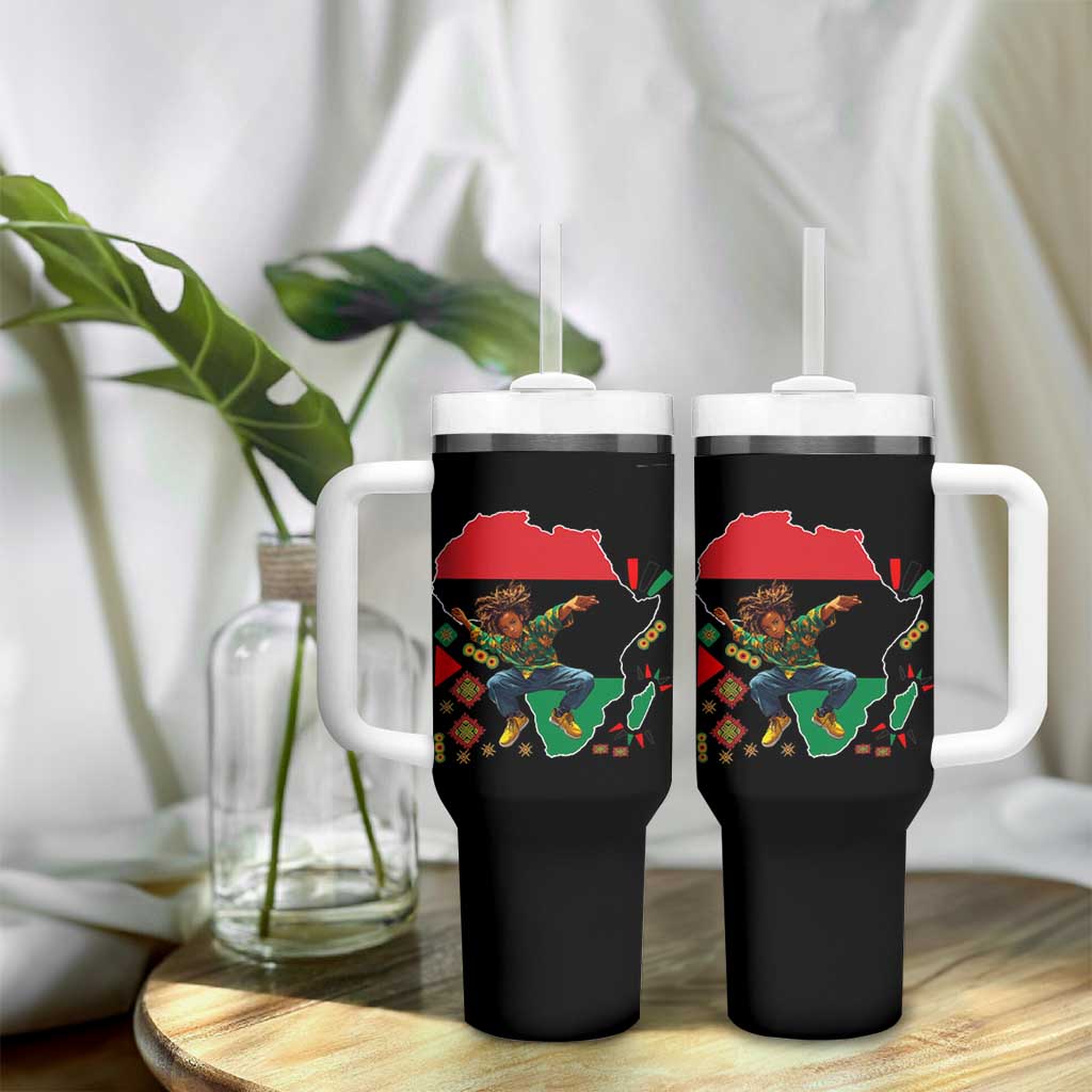 Black Son Future Leader Tumbler With Handle African American Pride Black History Month