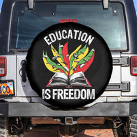 Education Is Freedom Spare Tire Cover Teaching Black History Month Books
