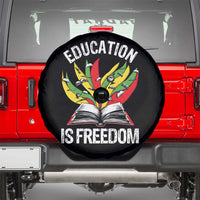 Education Is Freedom Spare Tire Cover Teaching Black History Month Books