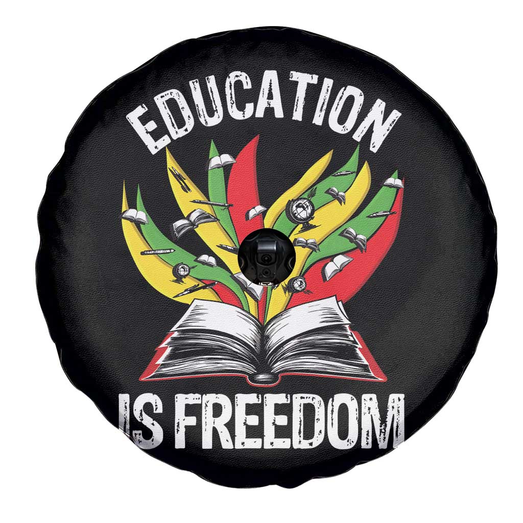 Education Is Freedom Spare Tire Cover Teaching Black History Month Books