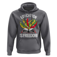 Education Is Freedom Hoodie Teaching Black History Month Books