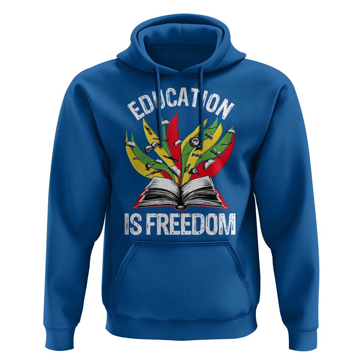 Education Is Freedom Hoodie Teaching Black History Month Books