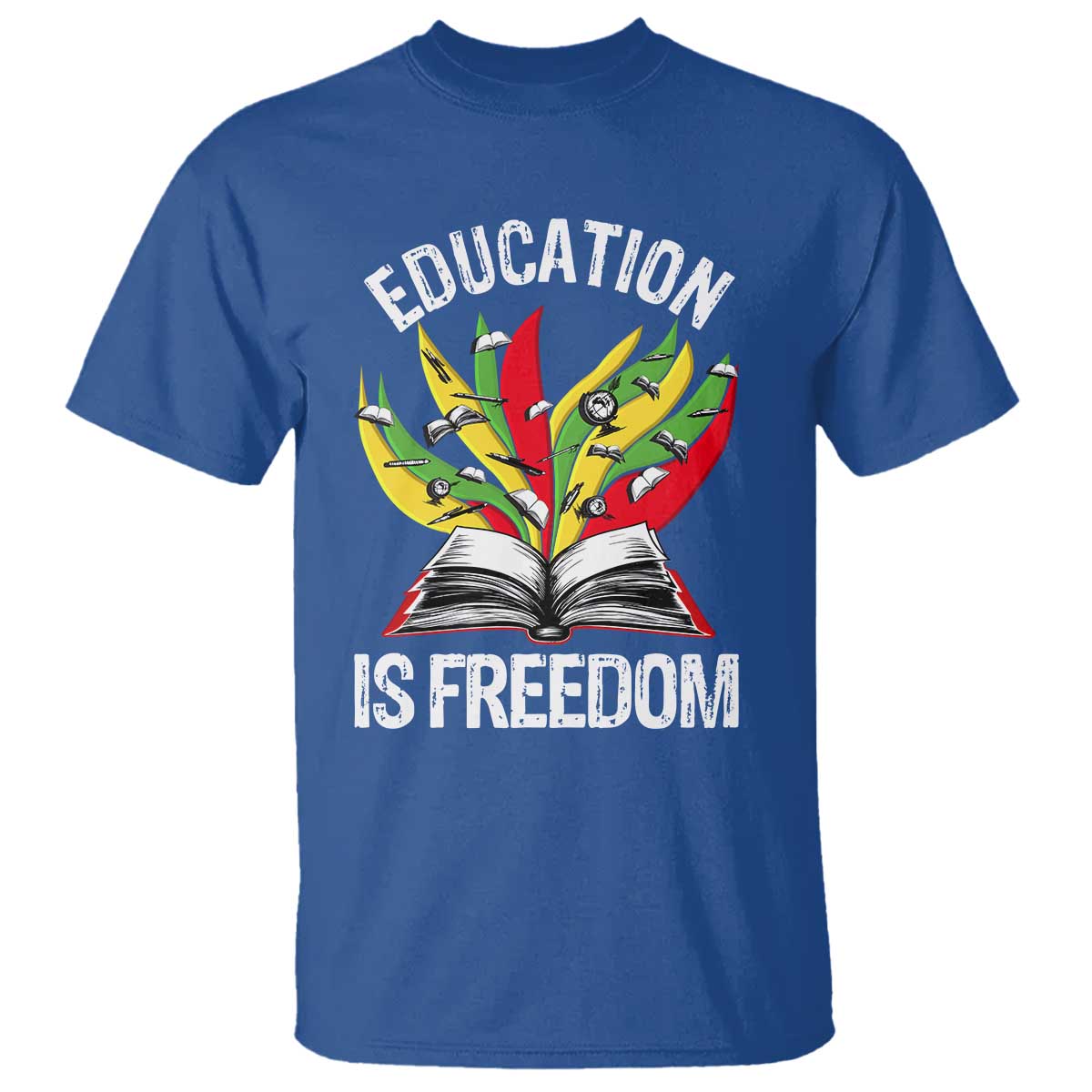 Education Is Freedom T Shirt Teaching Black History Month Books