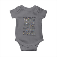 ABCs of Black History Month Baby Onesie Black Excellence Pride