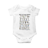 ABCs of Black History Month Baby Onesie Black Excellence Pride