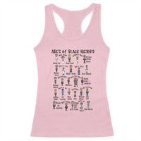 ABCs of Black History Month Racerback Tank Top Black Excellence Pride