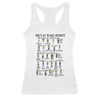 ABCs of Black History Month Racerback Tank Top Black Excellence Pride
