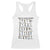 ABCs of Black History Month Racerback Tank Top Black Excellence Pride