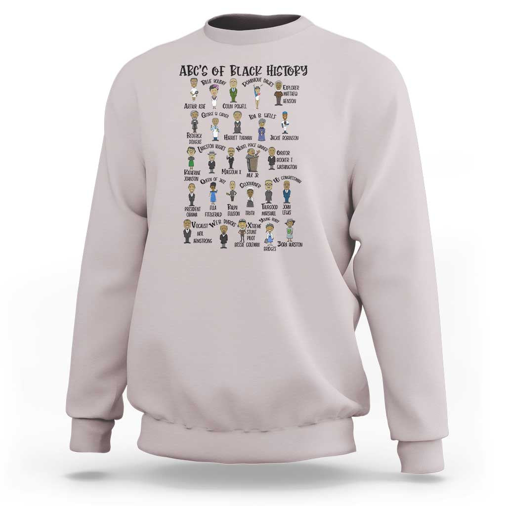 ABCs of Black History Month Sweatshirt Black Excellence Pride